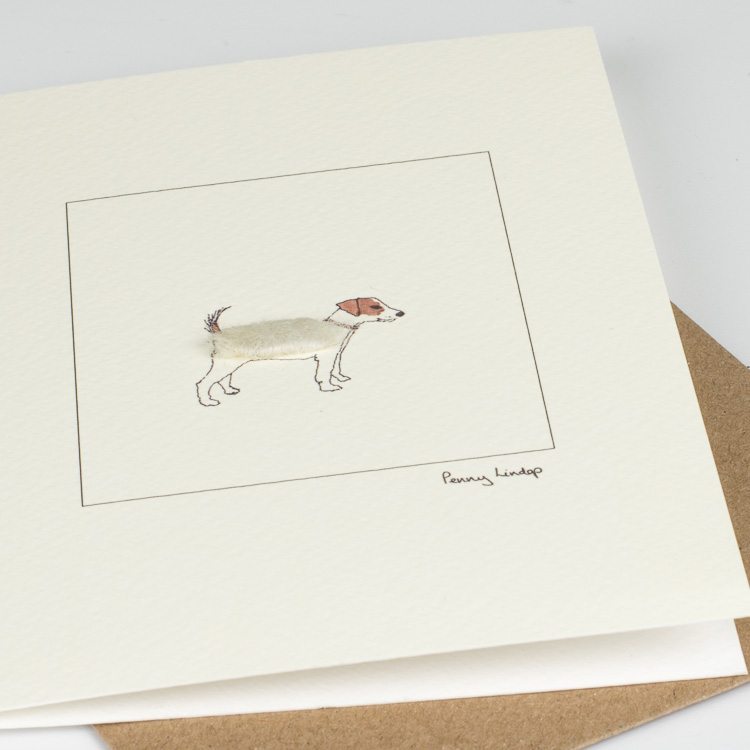 Jack Russell greetings card