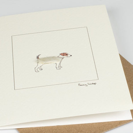 Jack Russell greetings card