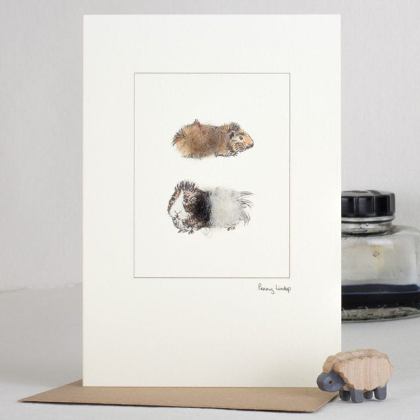 Guinea Pig greetings card