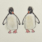 Two Penguins greetings card