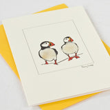 Puffins card