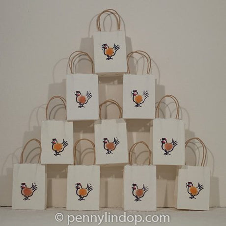 Chicken Gift Bags- Pack of 6 tiny bags