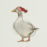 Goose Christmas card