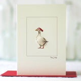 Goose Christmas card