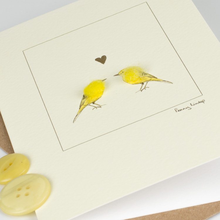 Yellow Wagtails Card