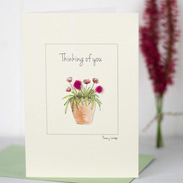 Thinking of You greetings card