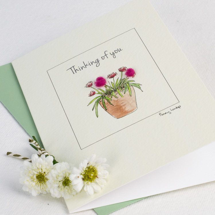 Thinking of You greetings card