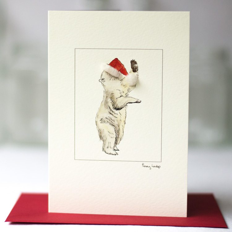 Polar Bear Christmas card