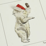Polar Bear Christmas card