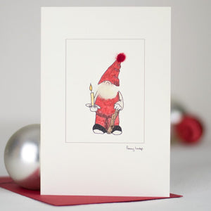 Gnome Christmas card