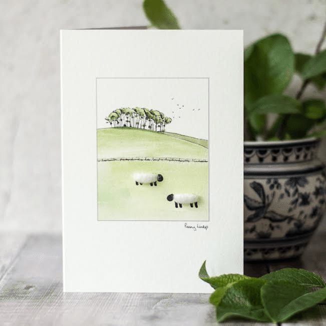 Sheep & Trees Card