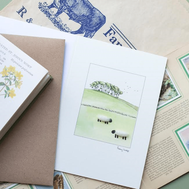 Sheep & Trees Card