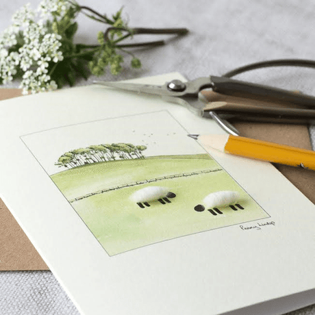 Sheep & Trees Card